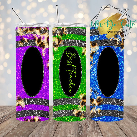 Best Teacher Crayon Tumbler
