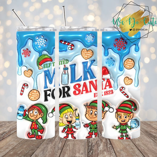 Elf Tested Milk inflated tumbler