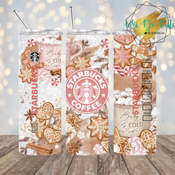 Gingerbread Rose Tumbler