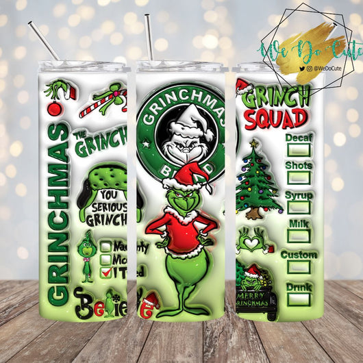 Grinchmas Blend Inflated Tumbler