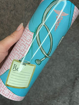 Pink Scrubs Nurse Tumbler