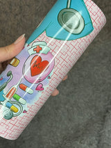 Pink Scrubs Nurse Tumbler