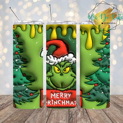 Grinchmas Tree 3D Tumbler