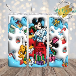 Mouse Mail 3D Tumbler