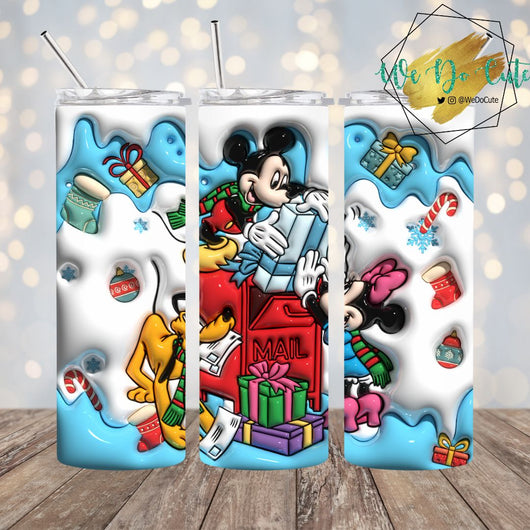 Mouse Mail 3D Tumbler