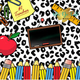 No. 1 Teacher Chalkboard Tumbler