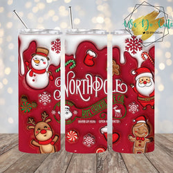 North Pole Hot Chocolate 3D tumbler