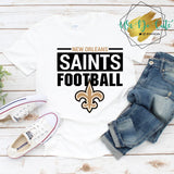 Saints Football Tee