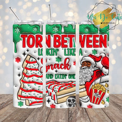 Being a Snack 3D tumbler