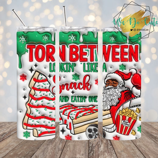 Being a Snack 3D tumbler