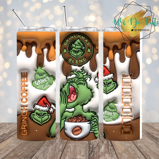 Wake Up Grinch 3d Tumbler